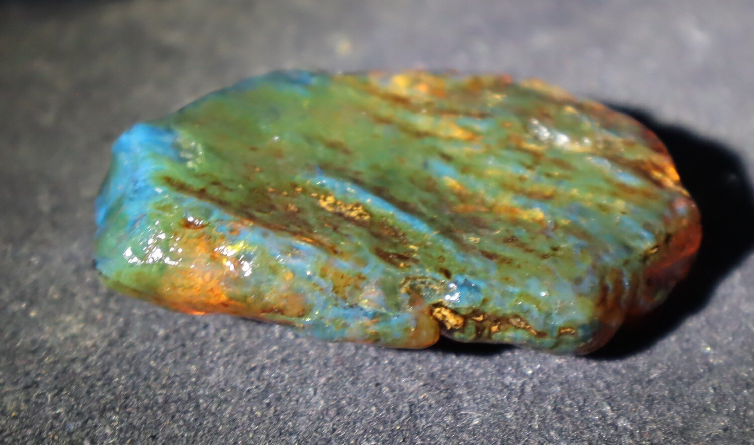 Finest Natural Dominican Clear Sky Blue Amber Rough Specimen 53mm 14g – photo 3