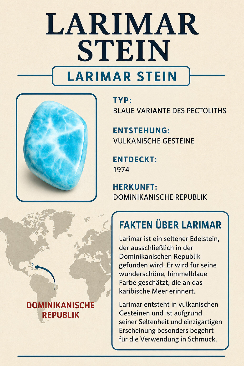 Dominikanischer Larimar Anhänger aus 925 Sterlingsilber Blau Tropfen 31 mm – photo 3