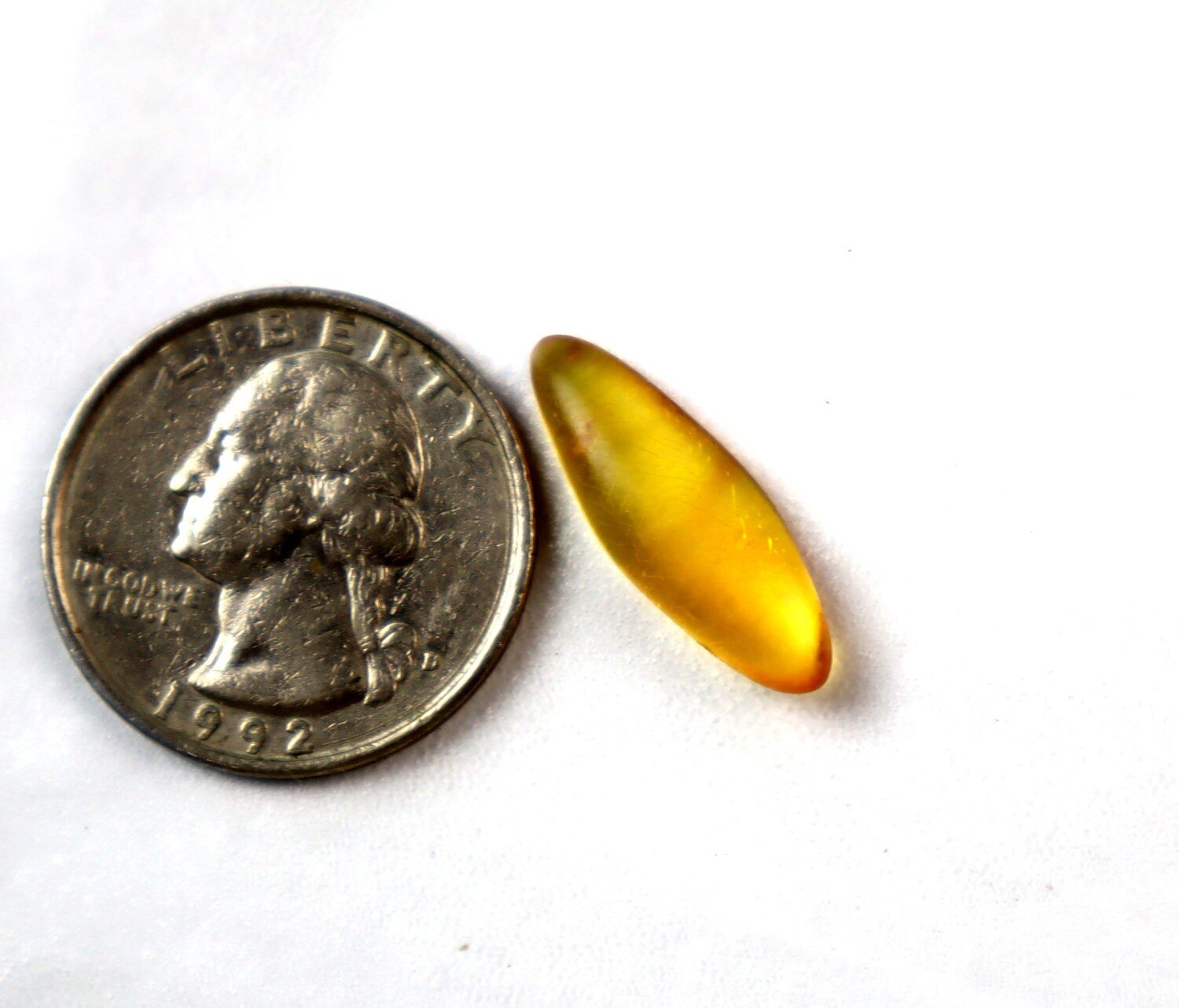 Rare Quality Ant Inclusion Amber Fossils/Insects 22mm – photo 3