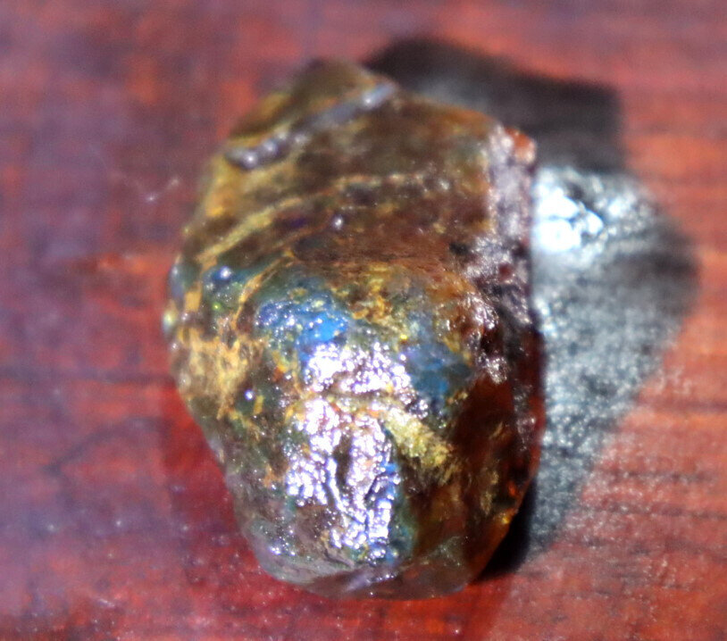 Excellent Natural Dominican Crystal Clear Volcanic Blue Amber Rough Specimen 10g – photo 8