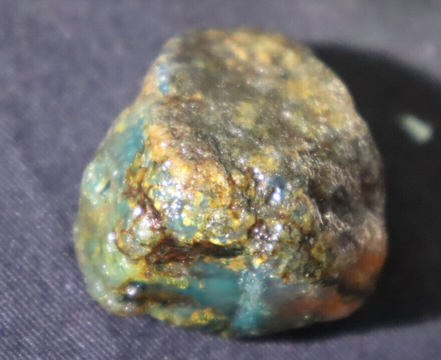 Finest Natural Dominican Clear Sky Blue Amber Rough Specimen 35mm 14.5g – photo 8