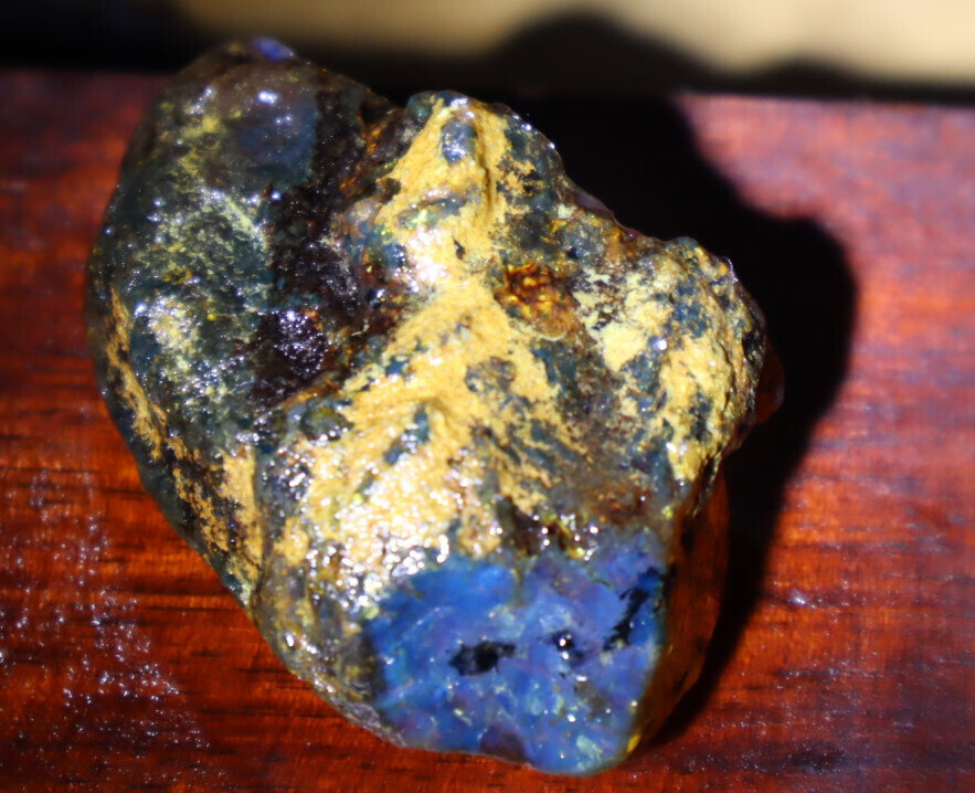 Beautiful Natural Dominican Clear Sky Blue Amber Rough Specimen 47mm 19g – photo 3