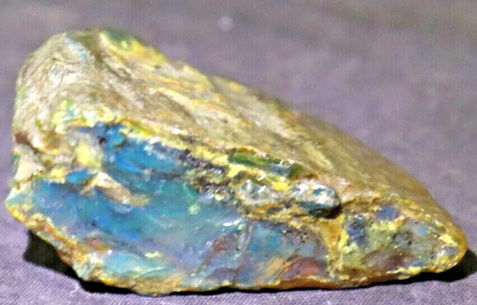 Exquisite Natural Dominican Crystal Clear Blue Amber Rough Specimen 44mm 11g – photo 4