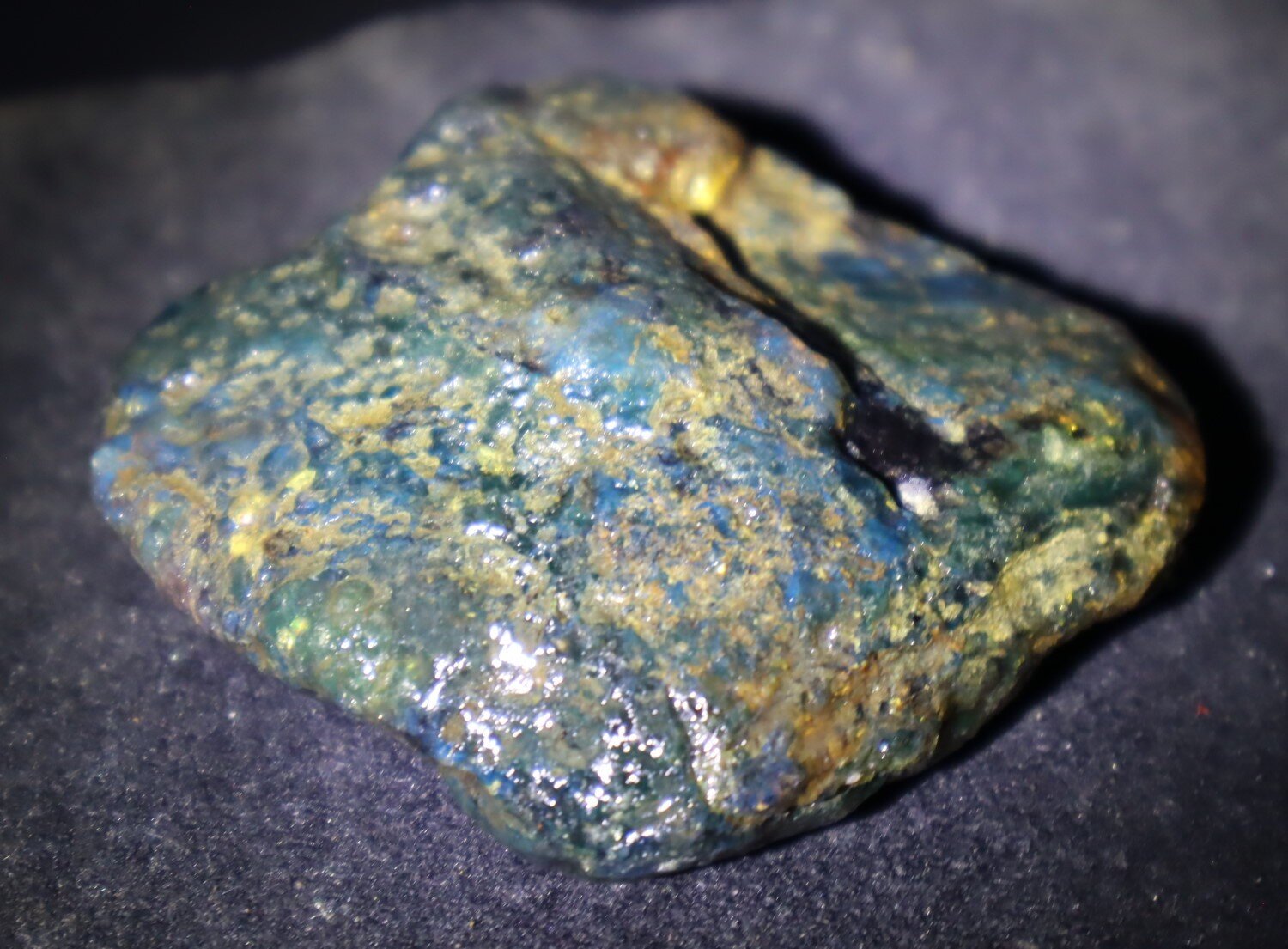 Impressive Natural Dominican Clear Green Blue Amber Rough Specimen 53mm 27.6g – photo 8