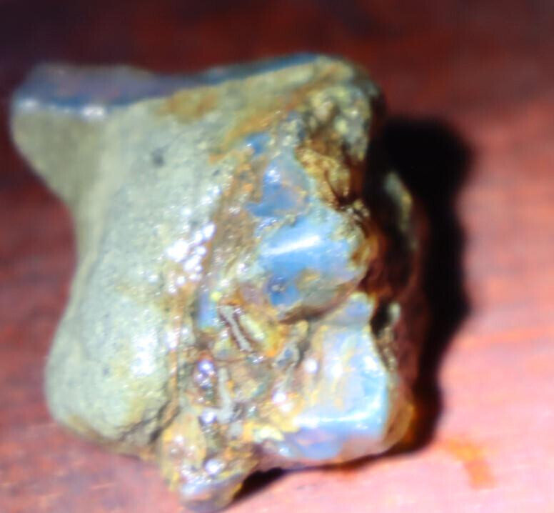Beautiful Natural Dominican Clear Sky Blue Amber Rough Specimen 26mm 11.5g – photo 7