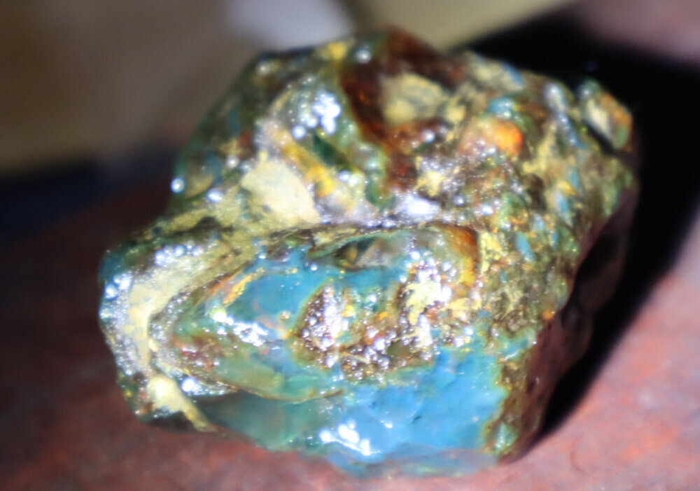 Exquisite Natural Dominican Clear Sky Blue Amber Rough Specimen 56mm 27.4g – photo 7