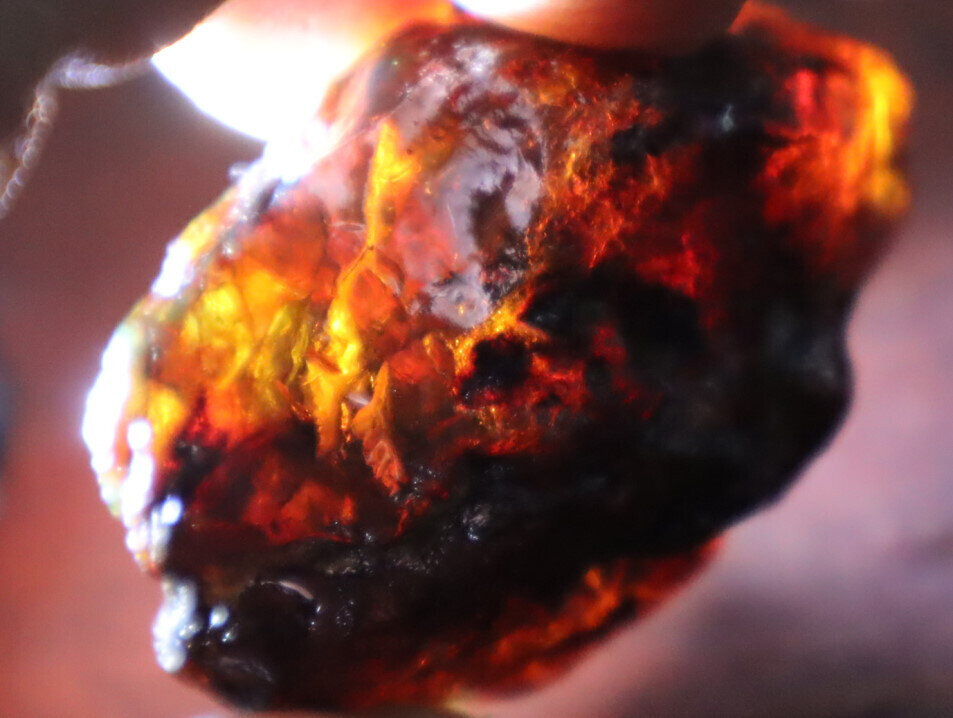 Exquisite Natural Dominican Clear Sky Blue Amber Rough Specimen 56mm 27.4g – photo 14