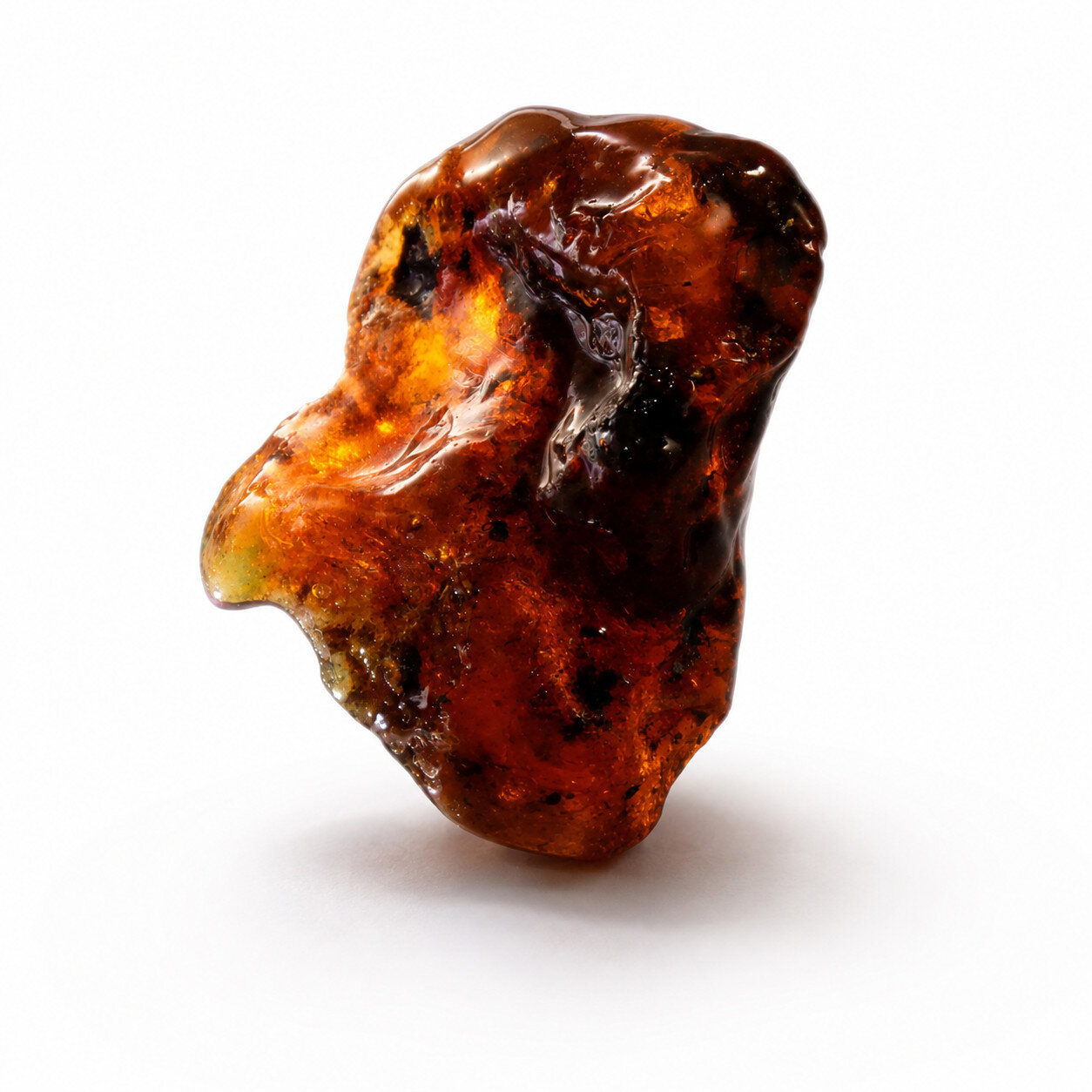 Statement Gift Blue Green Dominican Amber Rough Specimen Chunk 62mm 34.2g – photo 4