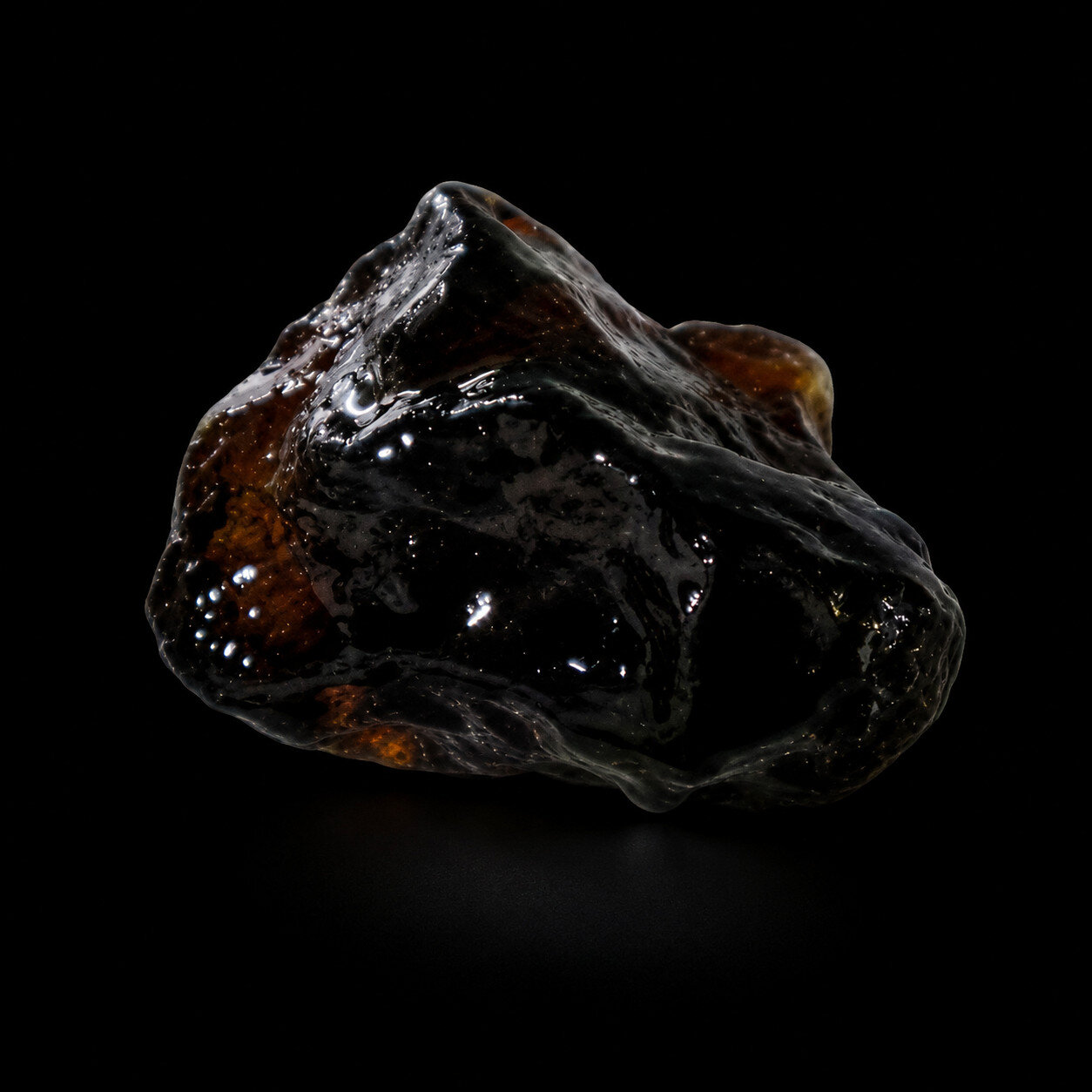 Statement Gift Blue Green Dominican Amber Rough Specimen Chunk 62mm 34.2g – photo 6