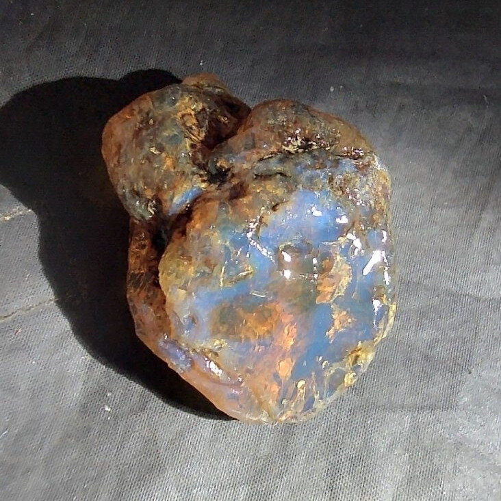 Certified Clear Green Blue Dominican Amber Stones 48mm 19.3g – photo 5