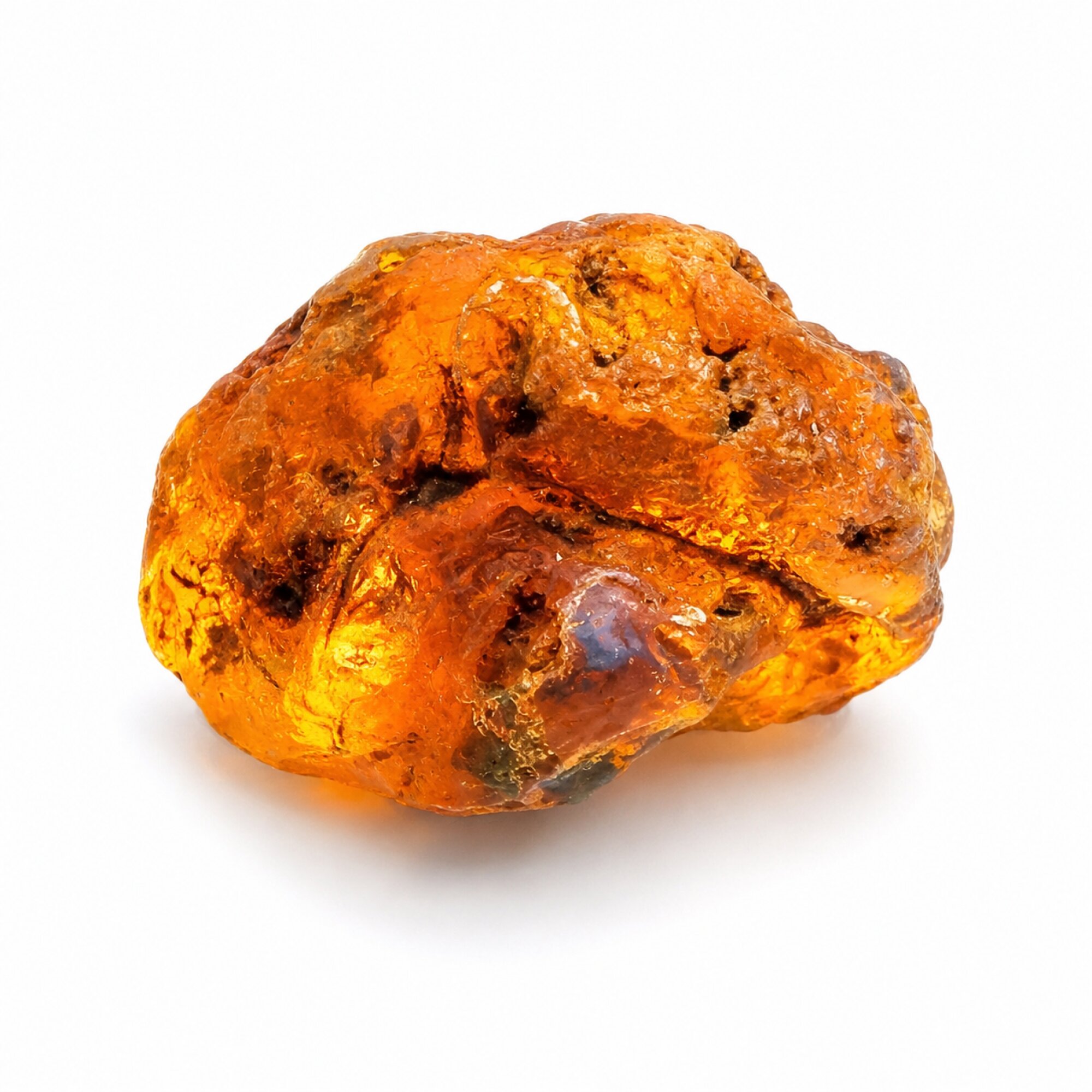 Certified Clear Green Blue Dominican Amber Stones 48mm 19.3g – photo 12