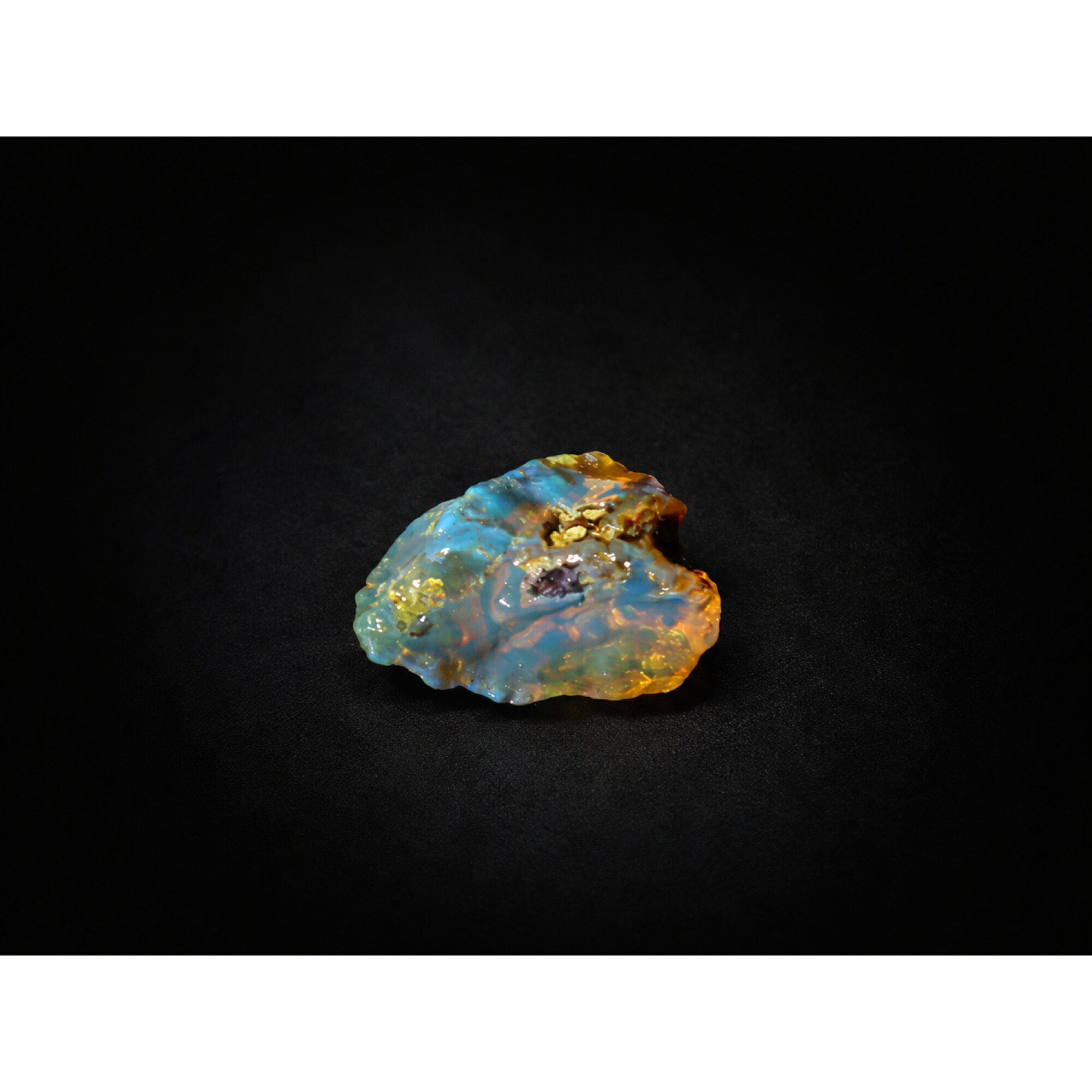 Authentic Crystal Clear Sky Blue Dominican Amber Natural 26mm 2.9g – photo 4