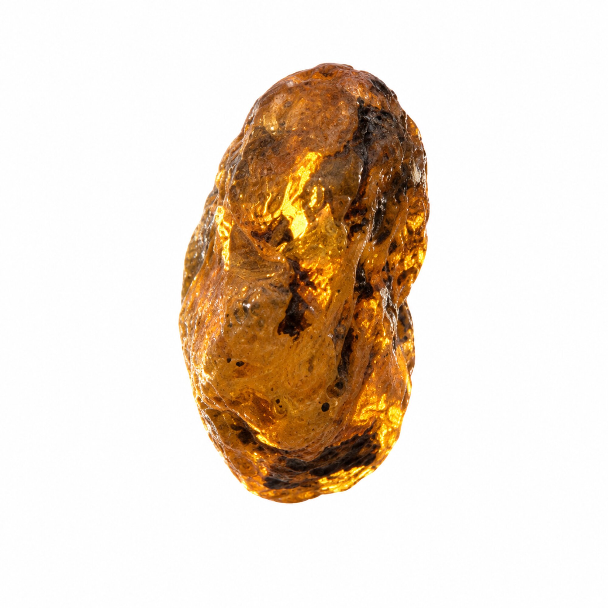 Certified Clear Sky Blue Dominican Amber Stones 44mm 16.9g – photo 2