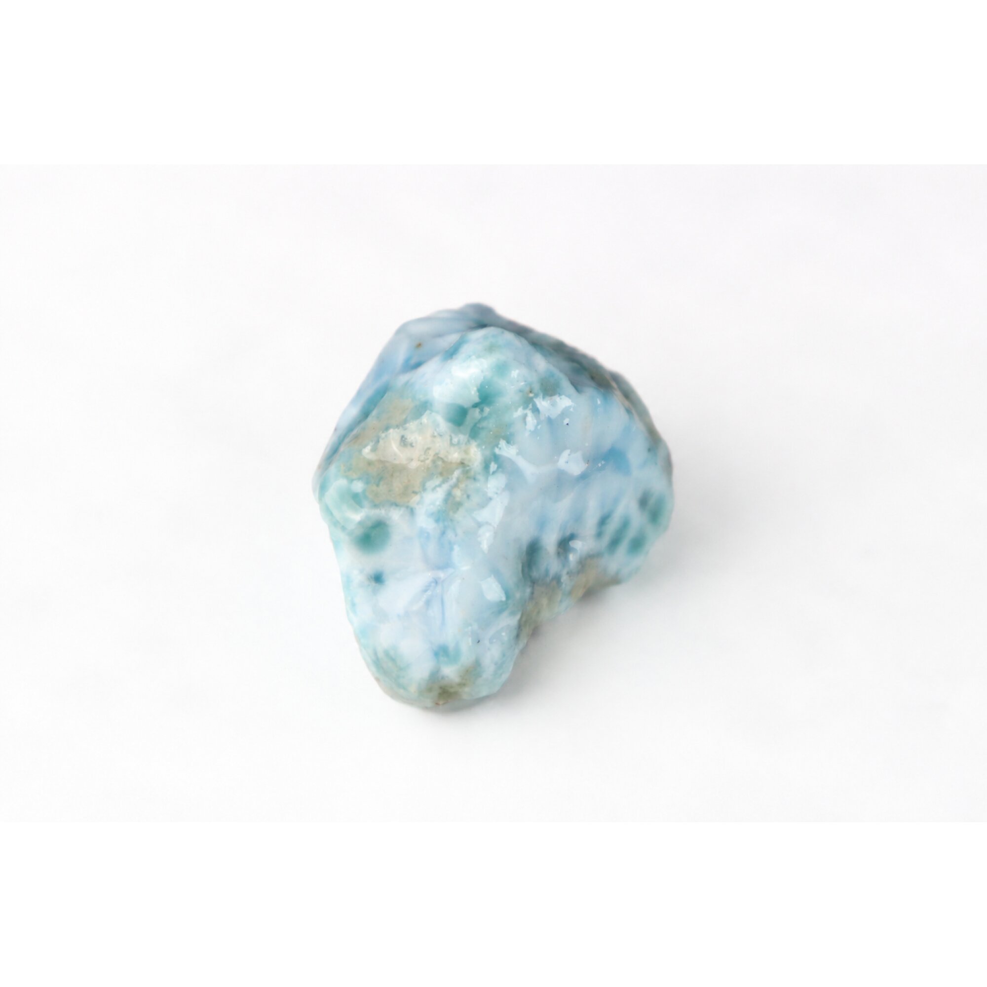 green blue Natural Dominican Larimar chunk Rough Specimen 43 mm – photo 7