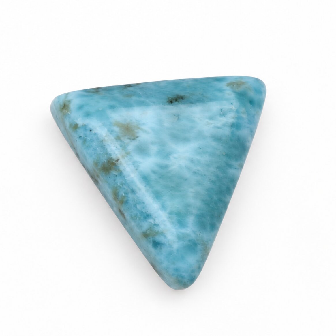 Genuine Handcrafted Polished: Natural Dominican Larimar Cabochon 28mm