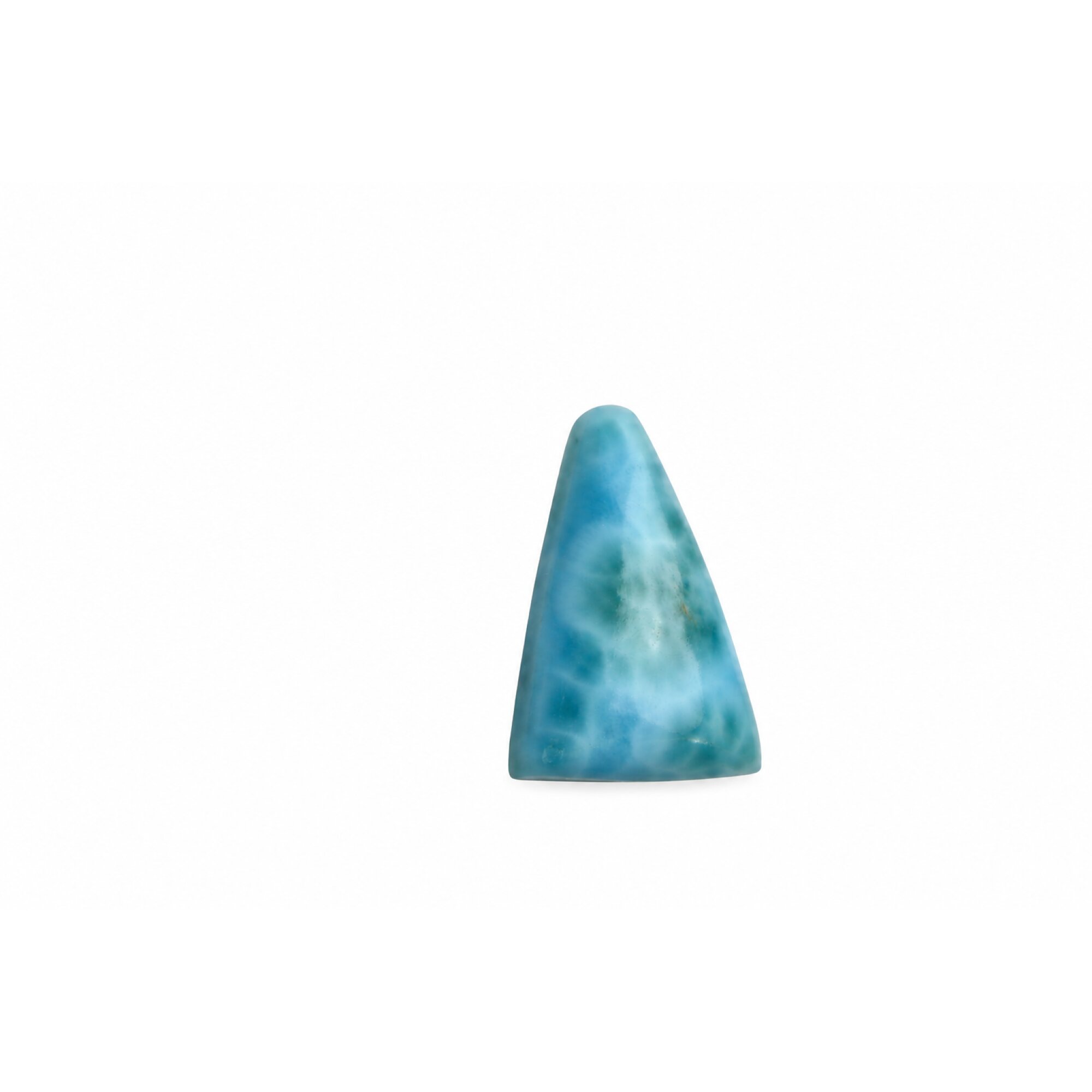 Genuine Handcrafted Polished: Natural Dominican Larimar Cabochon 28mm – photo 2