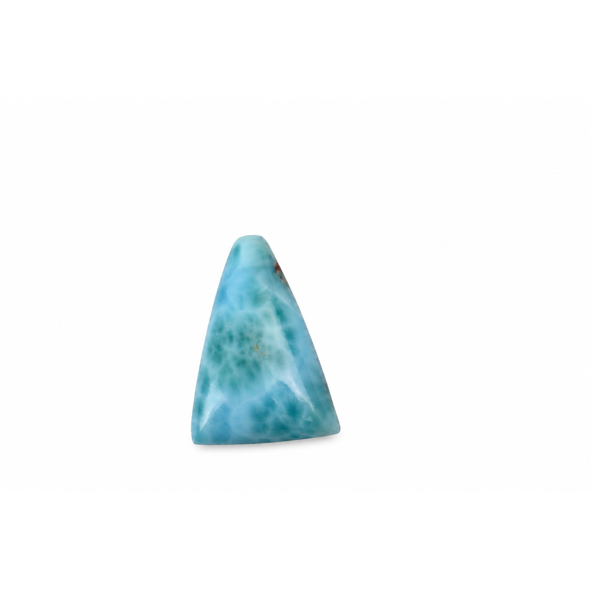 Genuine Handcrafted Polished: Natural Dominican Larimar Cabochon 28mm – photo 3