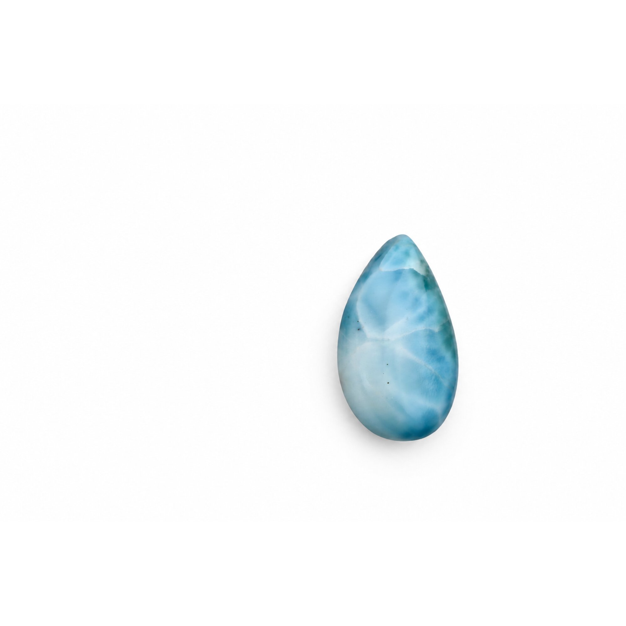 Artisan Crafted ocean blue larimar Polished 32mm – photo 3