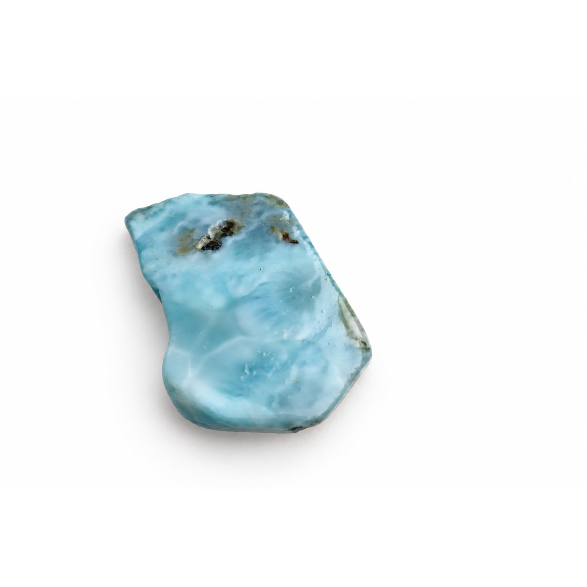Untreated sky blue rough Dominican Larimar 50mm – photo 3