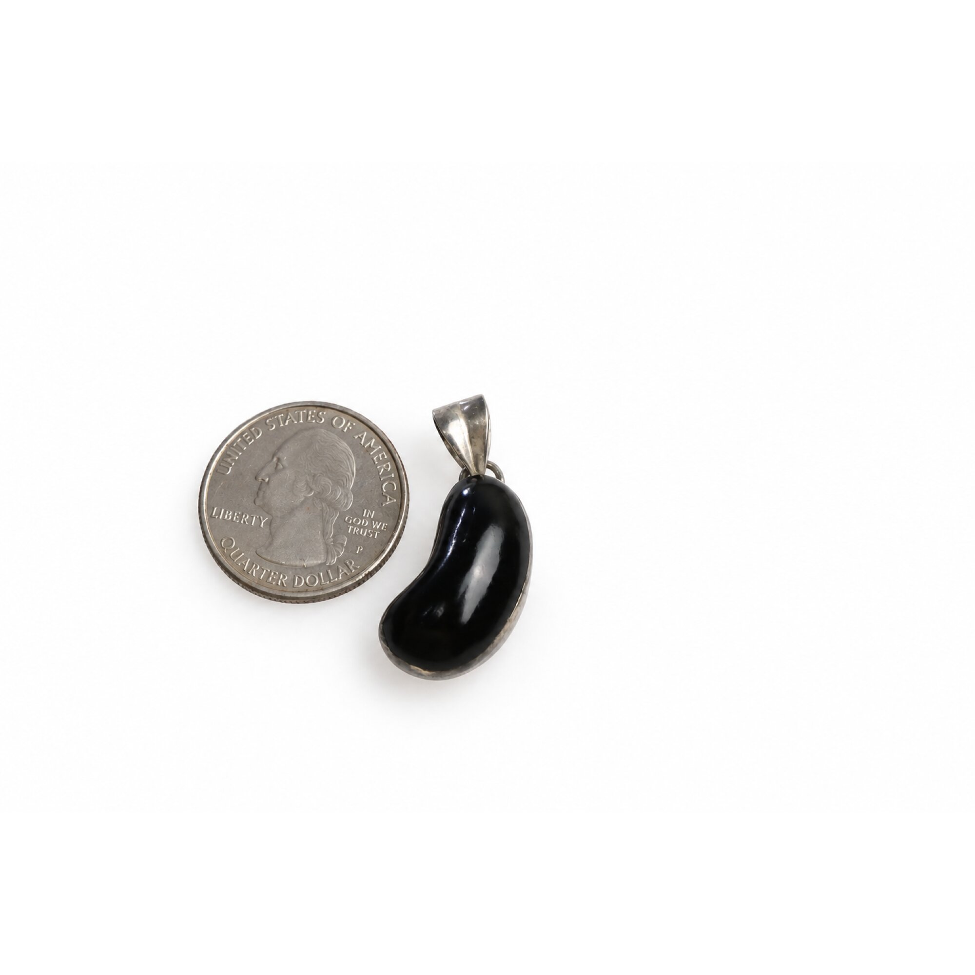 Master crafted brown black coral sterling silver pendant 32mm – photo 5