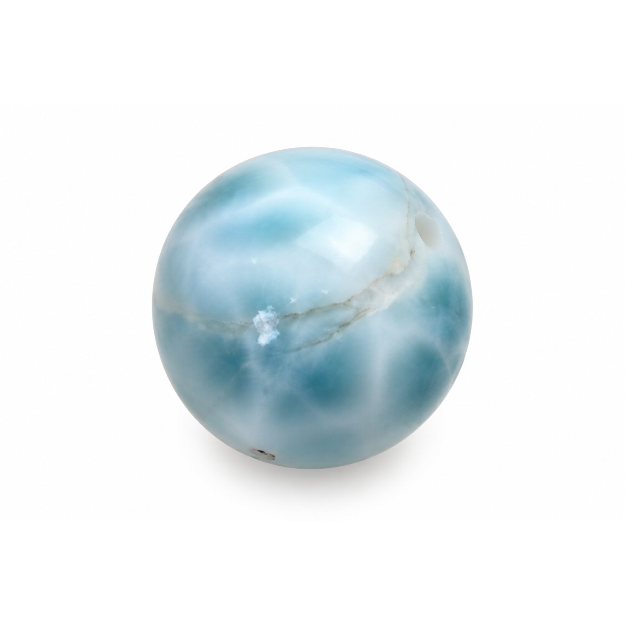Genuine sky blue Dominican Larimar bead 16.5mm