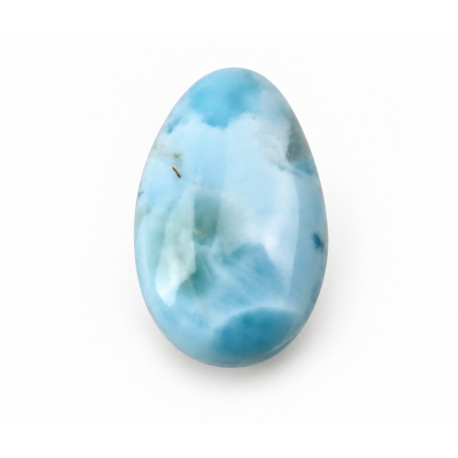 Genuine sky blue Dominican Larimar cabochon 20mm