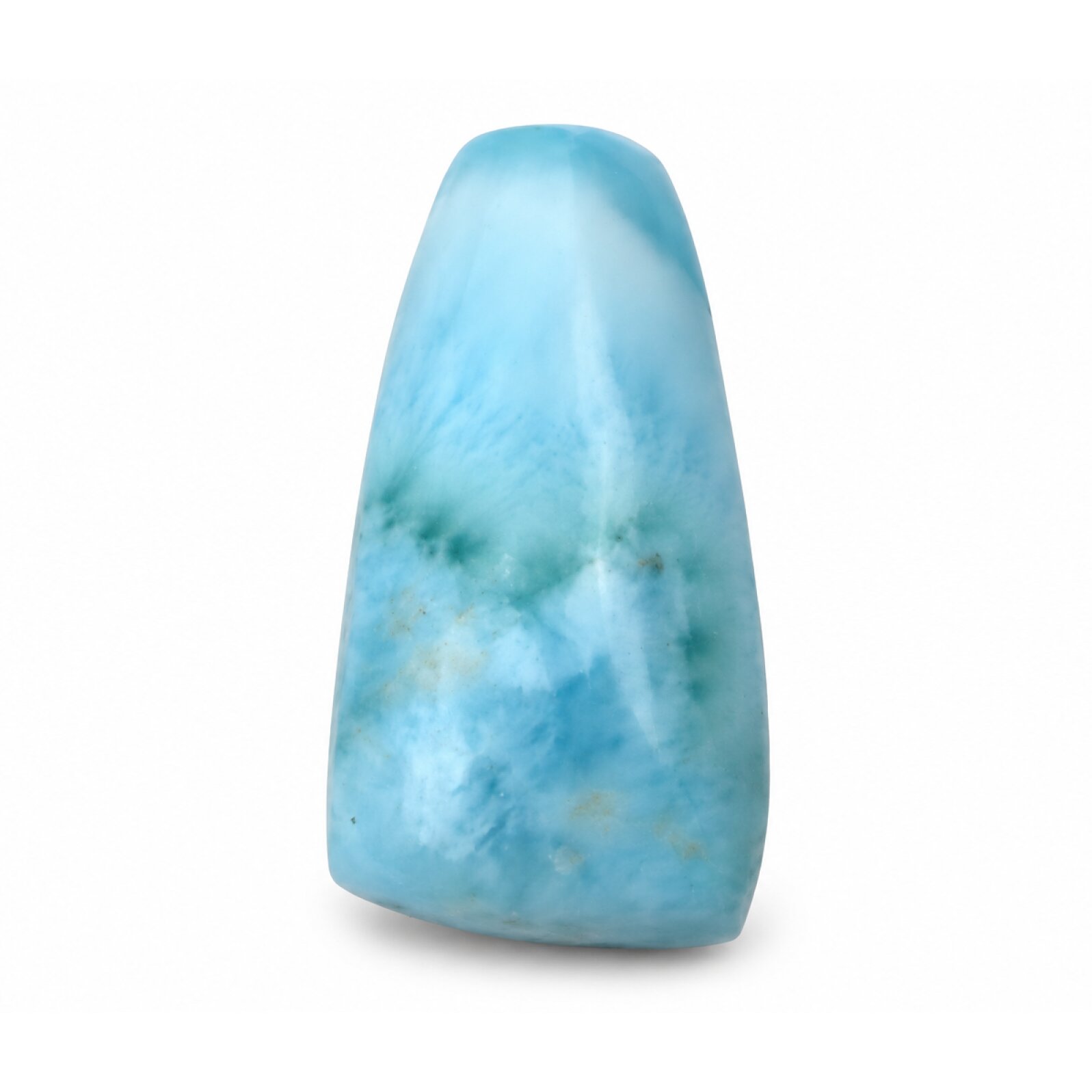 Genuine handcrafted light blue Dominican Larimar cabochon 20mm