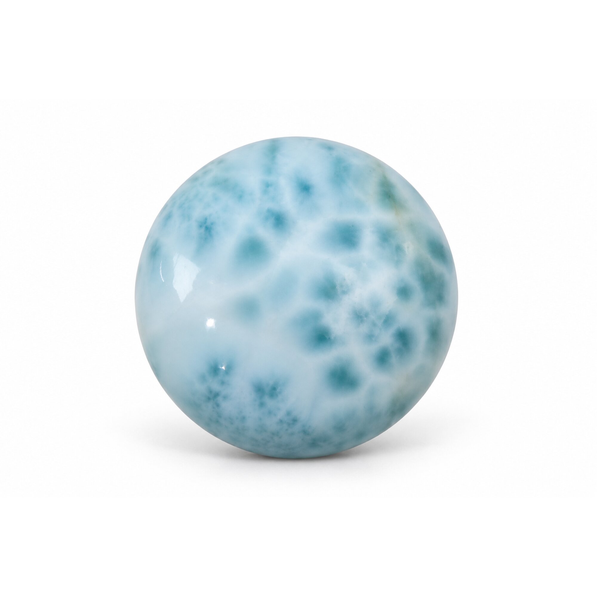 Authentic light blue Dominican Larimar cabochon 17.5mm – photo 5