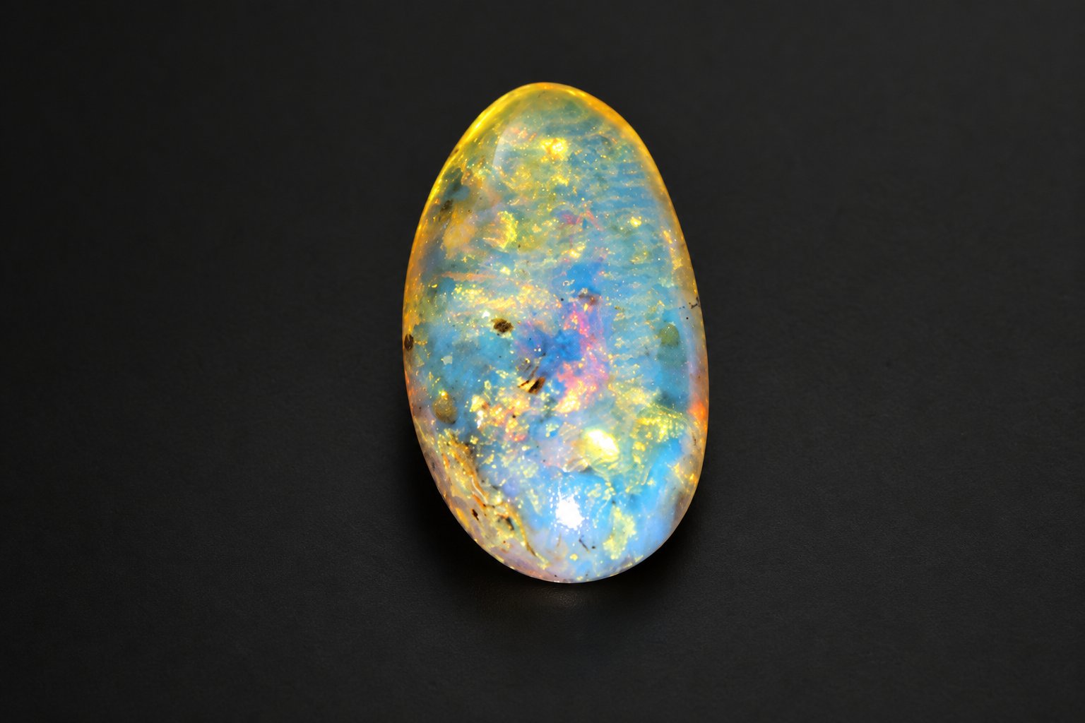 True caribbean orange blue polished Dominican amber – photo 10