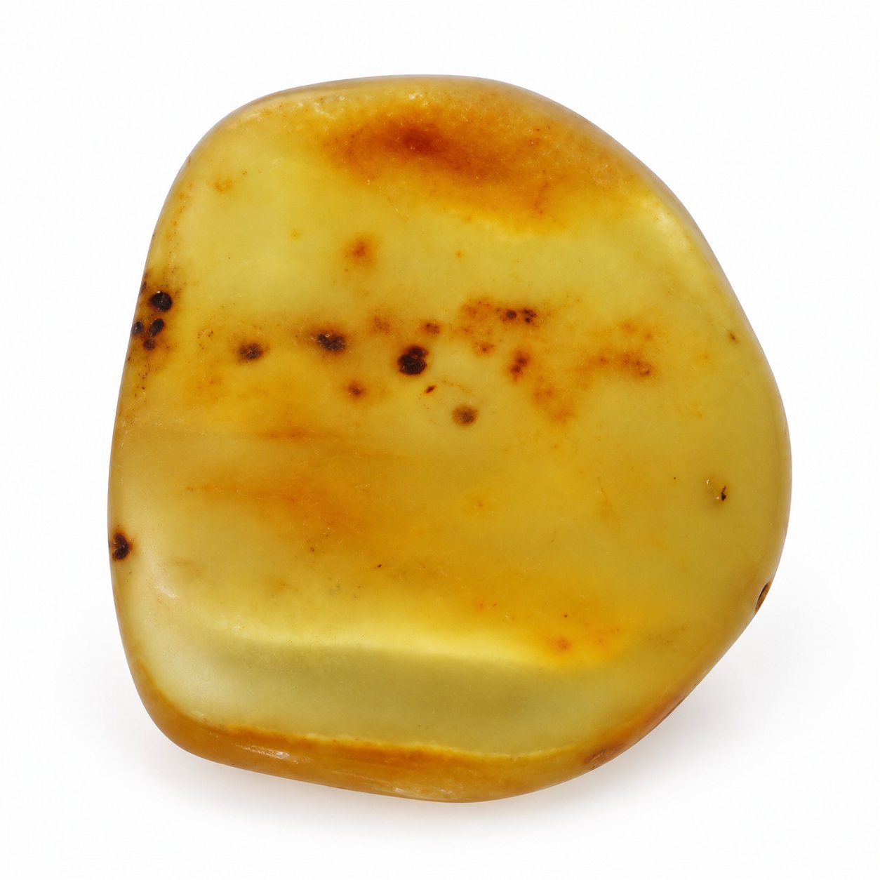 True caribbean light green yellow polished Dominican amber – photo 11