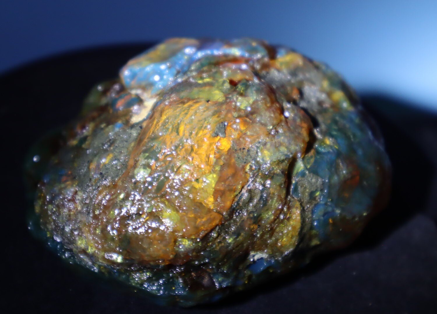 Natural Dominican Translucent Green Blue Amber Rough Specimen 82mm 114g – photo 6