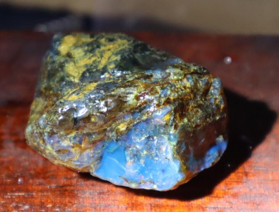 Excellent Natural Dominican Clear Sky Blue Amber Rough Specimen 35mm 12.2g – photo 14