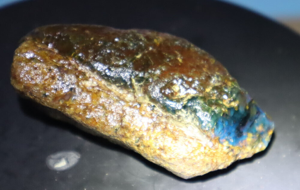 Charming Design Natural Dominican Clear Green Blue Amber Rough Specimen 70mm 36. – photo 12