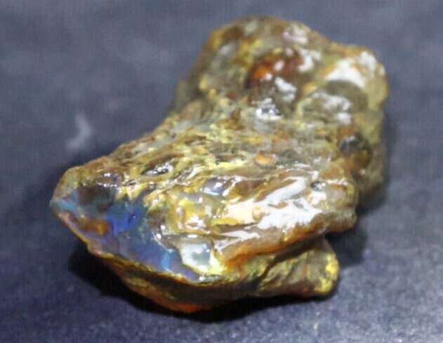 Exquisite Natural Dominican Clear Green Blue Amber Rough Specimen 58mm 25g – photo 4