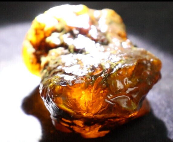 Exquisite Natural Dominican Clear Green Blue Amber Rough Specimen 58mm 25g – photo 10