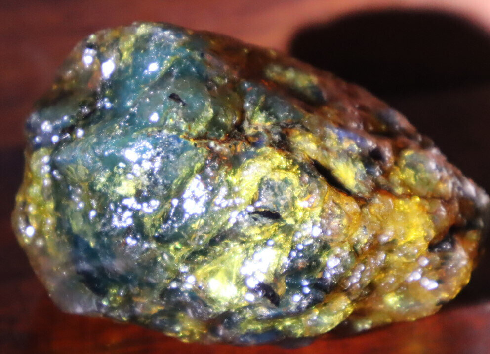 Beautiful Natural Dominican Clear Light Blue Green Amber Rough Specimen 52mm 44g – photo 5