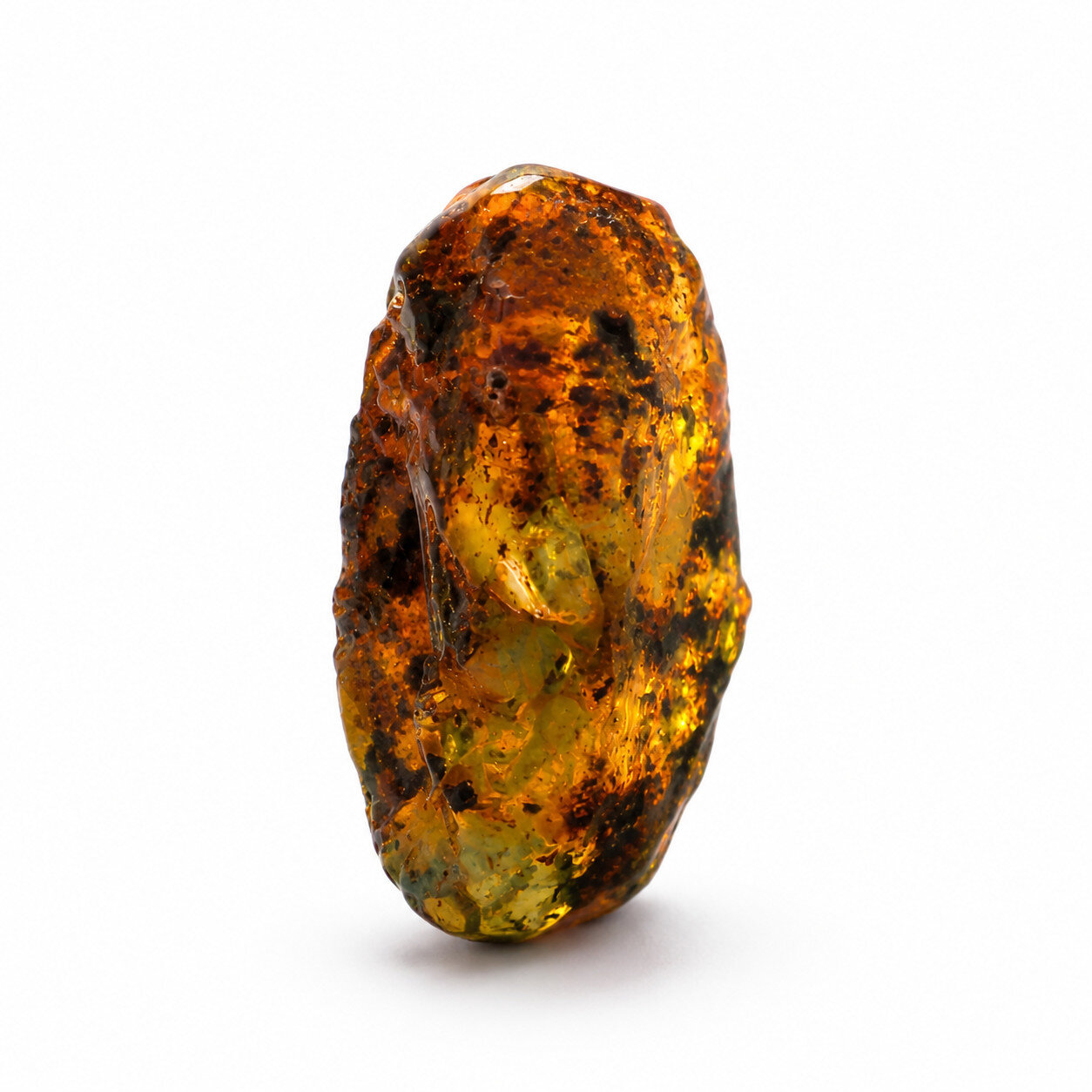 Unique Premium Deep Blue Dominican Amber Rough Specimen Chunk 37mm 8.5g – photo 9