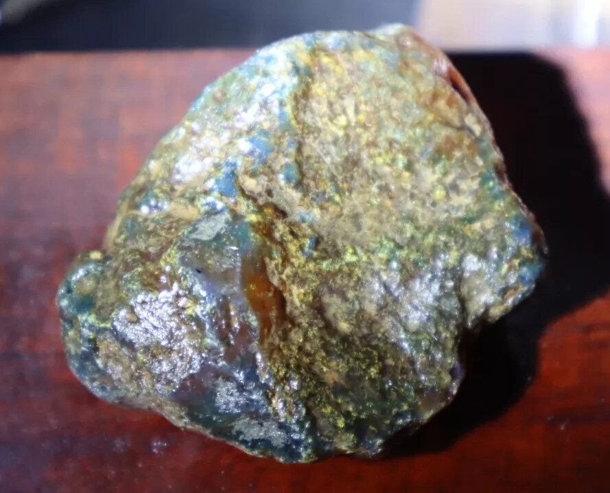 Beautiful Natural Dominican Clear Yellow Blue Amber Rough Specimen 53mm 30.1g – photo 5