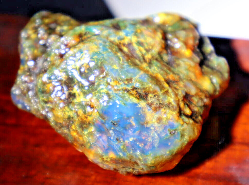 Exquisite Natural Dominican Clear Sky Blue Amber Rough Specimen 53mm 26g – photo 3