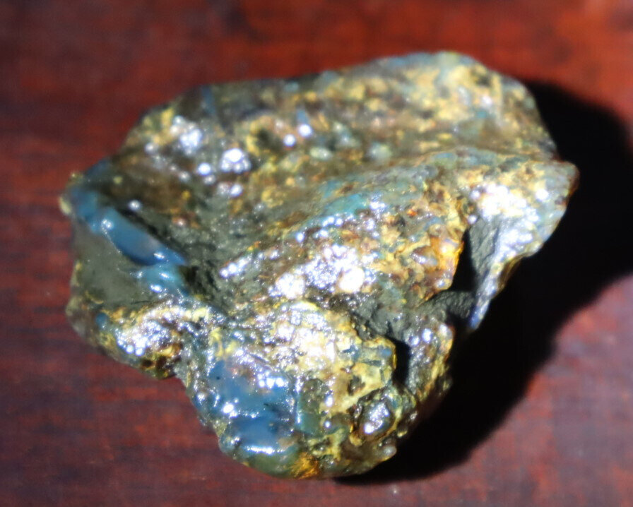 Excellent Natural Dominican Clear Sky Blue Amber Rough Specimen 44mm 11g – photo 3
