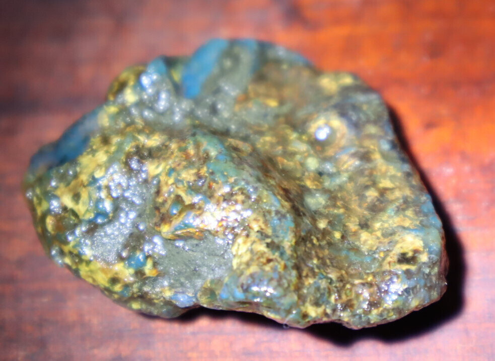 Excellent Natural Dominican Clear Sky Blue Amber Rough Specimen 44mm 11g – photo 4