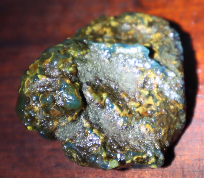 Excellent Natural Dominican Clear Sky Blue Amber Rough Specimen 44mm 11g – photo 6