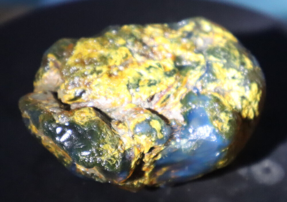 Charming Design Nat. Dominican Clear Blue Green Amber Rough Specimen 61mm 46.5g – photo 7