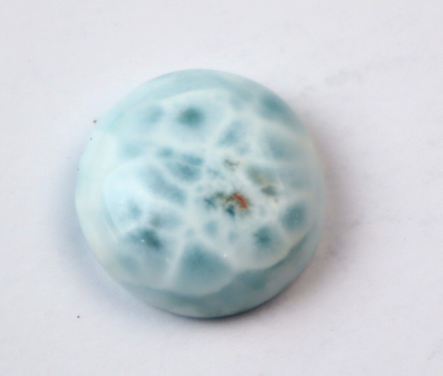 Lovely Natural Light Blue Larimar Round Cabochon 19mm – photo 4