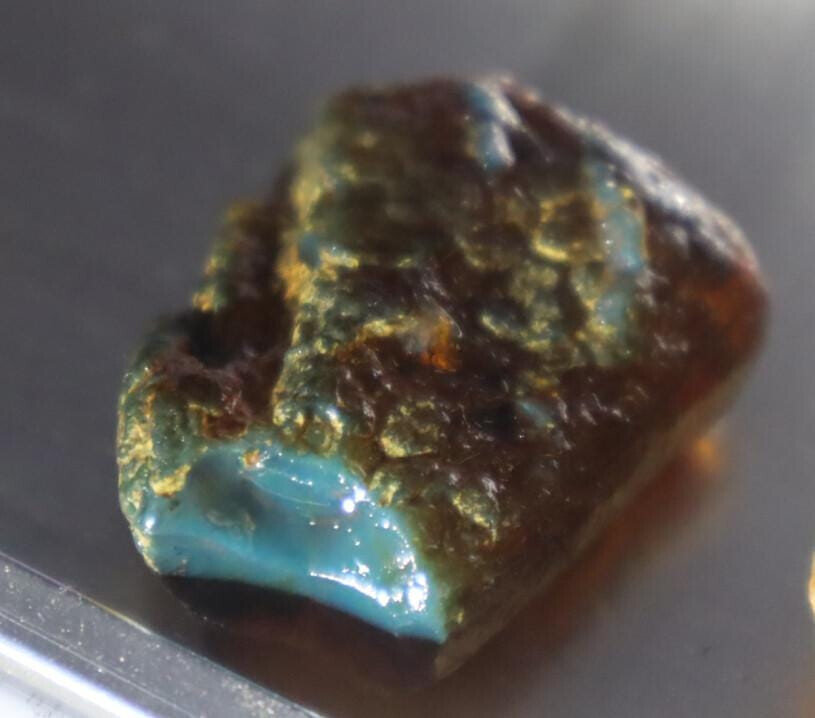 Exquisite Natural Dominican Clear Sky Blue Amber Rough Specimen 44mm 9.7g – photo 8