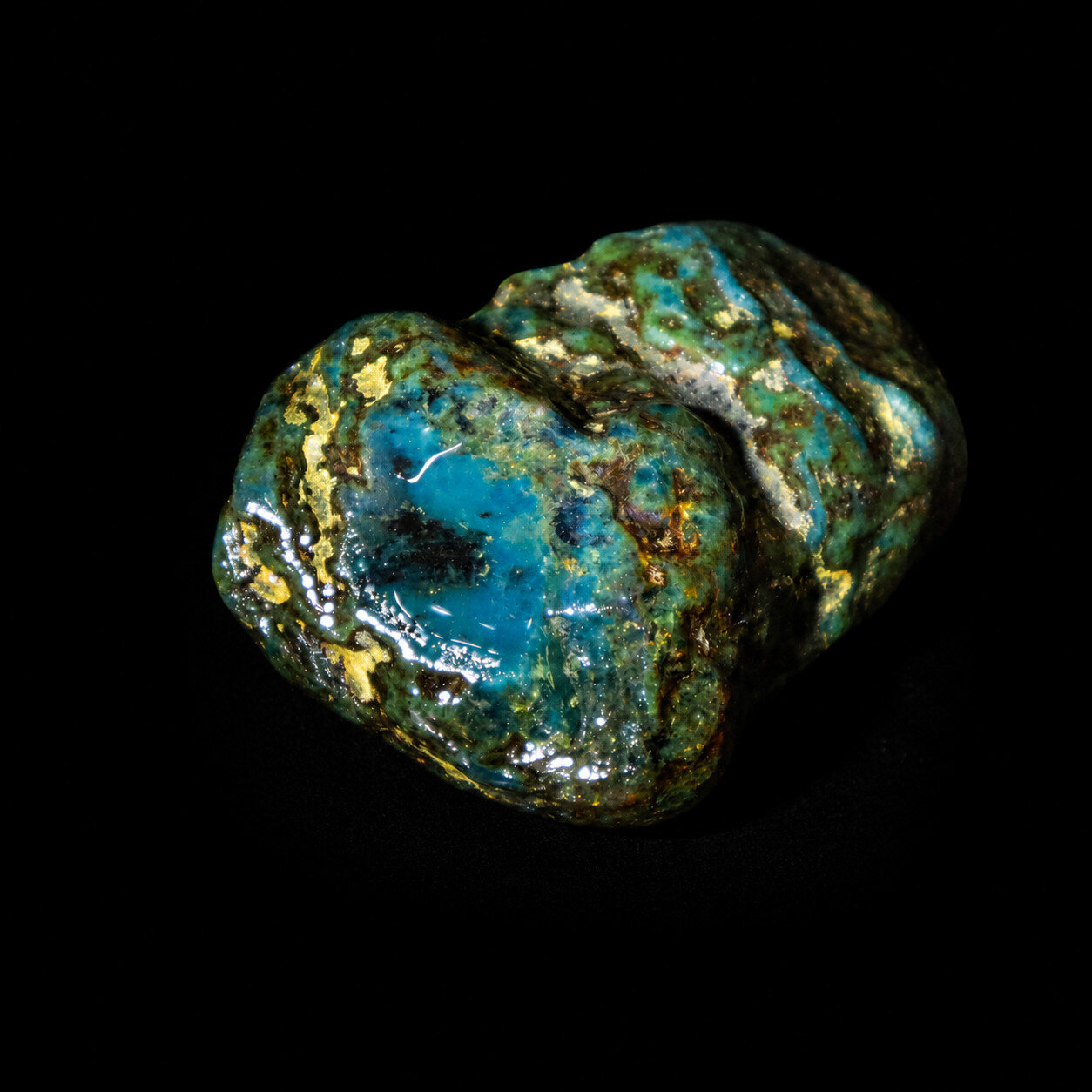 Elegant Fine Green Blue Dominican Amber Rough Specimen Chunk 67mm 47.3g – photo 4