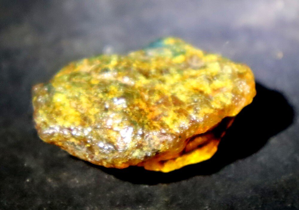 Exquisite Natural Dominican Clear Deep Yellow Amber Rough Specimen 37mm 8.6g – photo 6