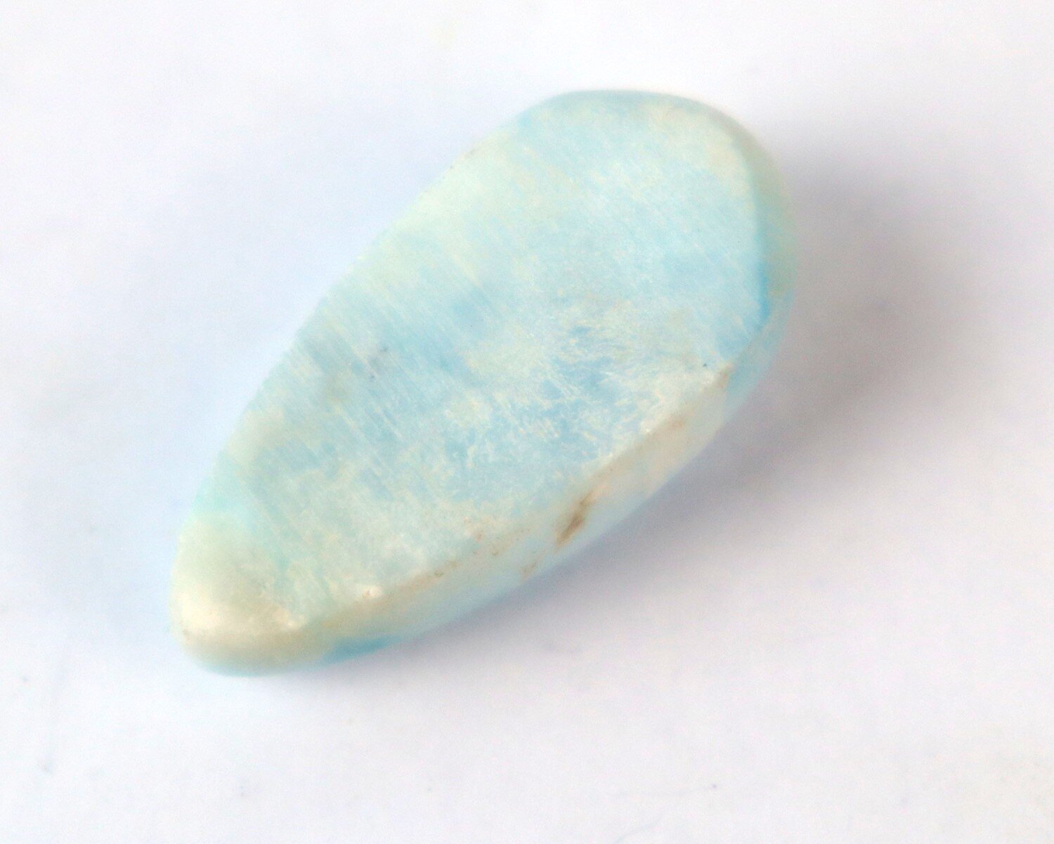 Impressive Natural Sky Blue Larimar Cabochon 30mm – photo 4