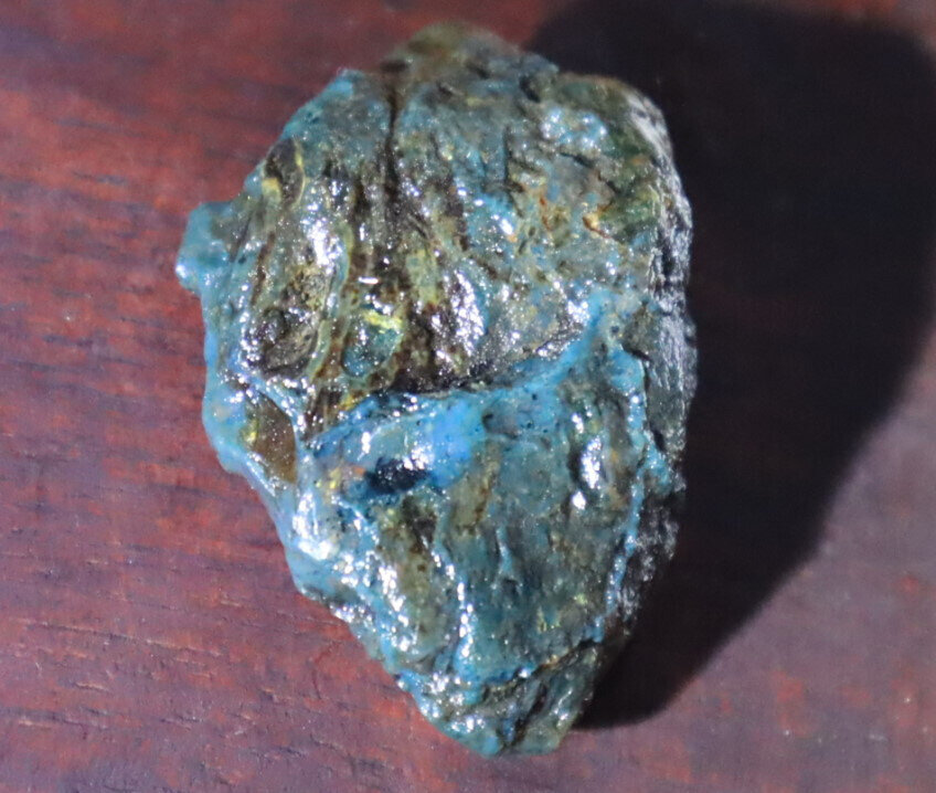 Exquisite Natural Dominican Clear Sky Blue Amber Rough Specimen 48mm 13.7g – photo 8