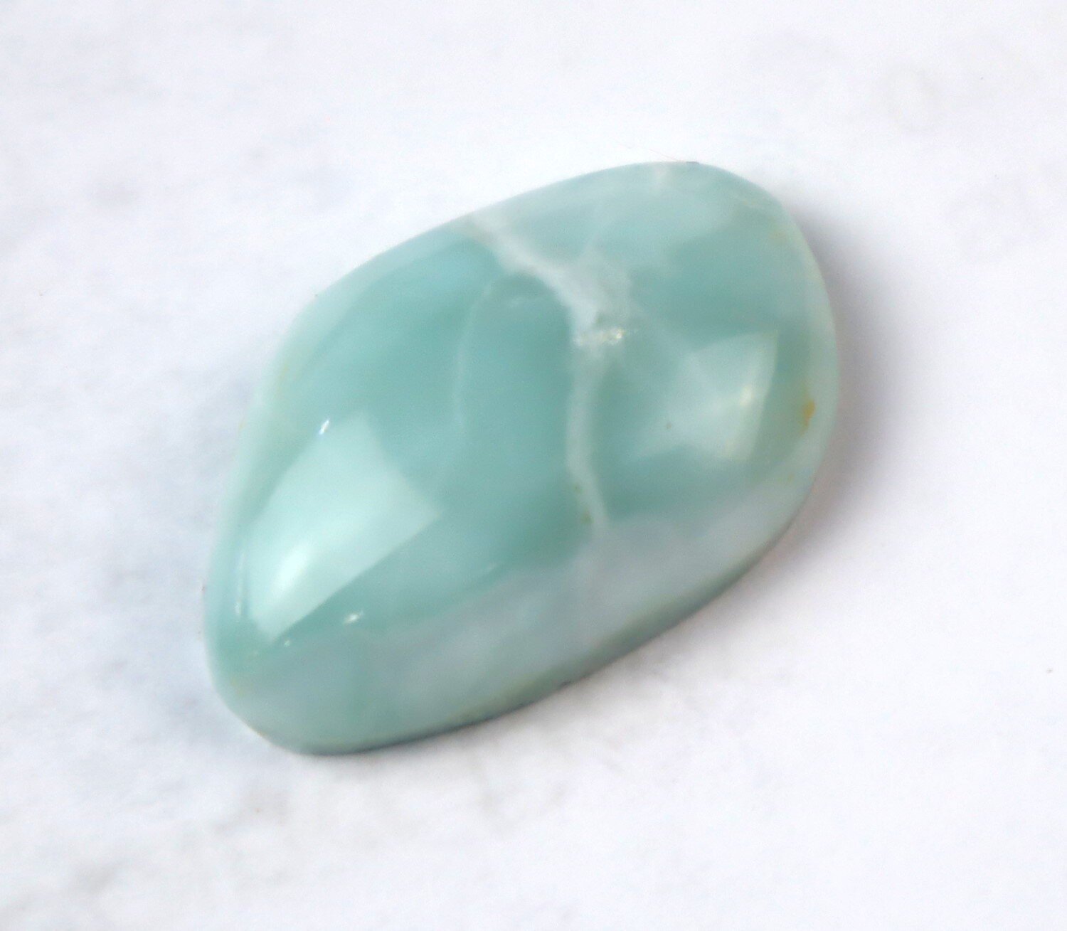 Lovely Natural Light Blue Larimar Cabochon 23mm – photo 3